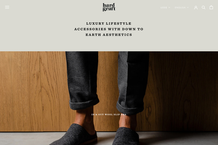 hard graft website preview